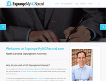Tablet Screenshot of expungemyncrecord.com